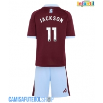Camisa de time de futebol Aston Villa Nicolas Jackson #11 Replicas 1º Equipamento Infantil 2026-27 Manga Curta (+ Calças curtas)
